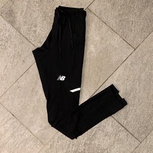 New Balance Men’s running winter tights joggers with zip phone pocket reflective